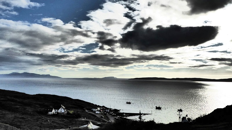 Looking out to the Isles from Elgol. Photo by Ed Bramley